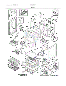 Body parts for Frigidaire Electric Range FPEF3077QFP from AppliancePartsPros.com