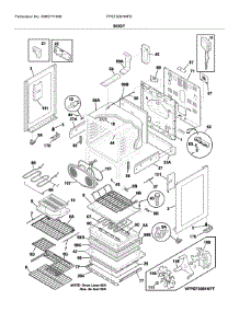 Body parts for Frigidaire Electric Range FPEF3081MFE from AppliancePartsPros.com