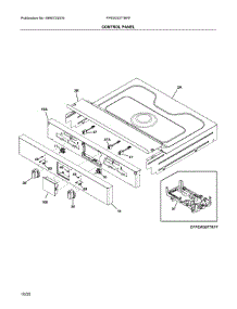 Control Panel parts for Frigidaire Electric Wall Oven FPEW3077RFF from AppliancePartsPros.com