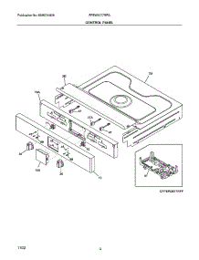 Control Panel parts for Frigidaire Electric Wall Oven FPEW3077RFG from AppliancePartsPros.com