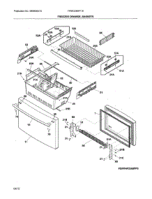 Freezer Drawer / Baskets parts for Frigidaire Bottom-Mount Refrigerator FPHF2399PF7A from AppliancePartsPros.com