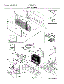 Cooling System parts for Frigidaire Bottom-Mount Refrigerator FPHF2399PF7A from AppliancePartsPros.com