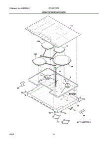 Maintop / Surface Units|Mfpic3077rfc.Svg parts for Frigidaire Electric Cooktop FPIC3077RFC from AppliancePartsPros.com