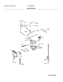 Wash System parts for Frigidaire Dishwasher FPID2498SF4A from AppliancePartsPros.com