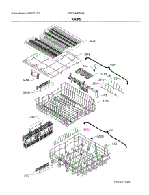 Racks parts for Frigidaire Dishwasher FPID2498SF4A from AppliancePartsPros.com