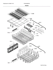 Racks parts for Frigidaire Dishwasher FPID2498SF5A from AppliancePartsPros.com
