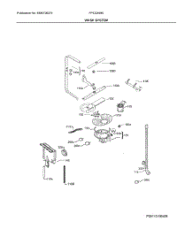 Wash System parts for Frigidaire Dishwasher FPID2498SF8A from AppliancePartsPros.com