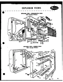 Exploded View - Freezer Door (Fpr14) (Fpr14l) (Fpr18) (Fpr18l) (Fpr14-1) (Fpr14l-1) (Fpr18-1) (Fpr18l-1) parts for Amana Bottom-Mount Refrigerator FPR14L-1 from AppliancePartsPros.com
