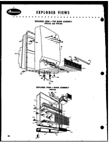 Exploded View - Top Door Assembly (Fpr14a) (Fpr18a) parts for Amana Bottom-Mount Refrigerator FPR14L-1 from AppliancePartsPros.com
