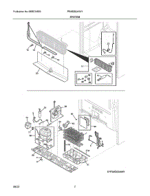 System parts for Frigidaire Chest Freezer FRAE2024AW1 from AppliancePartsPros.com