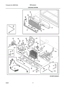 Cooling System parts for Frigidaire Top-Mount Refrigerator FRFC2323AS1 from AppliancePartsPros.com