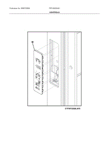 Controls parts for Frigidaire Bottom-Mount Refrigerator FRFN2823AS1 from AppliancePartsPros.com
