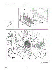 Cooling System parts for Frigidaire Bottom-Mount Refrigerator FRFN2823AS2 from AppliancePartsPros.com