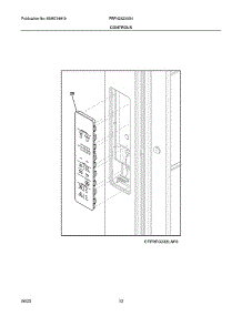 Controls parts for Frigidaire Side-By-Side Refrigerator FRFN2823AS4 from AppliancePartsPros.com