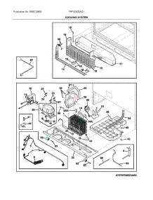 Cooling System parts for Frigidaire Bottom-Mount Refrigerator FRFS2823AD1 from AppliancePartsPros.com