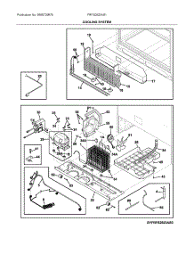 Cooling System parts for Frigidaire Bottom-Mount Refrigerator FRFS2823AS1 from AppliancePartsPros.com