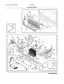 Cooling System parts for Frigidaire Bottom-Mount Refrigerator FRFS2823AW0 from AppliancePartsPros.com