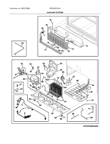 Cooling System parts for Frigidaire Bottom-Mount Refrigerator FRFS2823AW1 from AppliancePartsPros.com