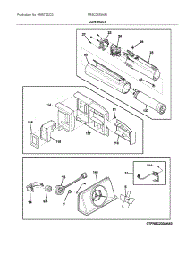 Controls parts for Frigidaire Side-By-Side Refrigerator FRSC2333AS0 from AppliancePartsPros.com