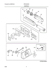 Controls parts for Frigidaire Side-By-Side Refrigerator FRSC2333AS5 from AppliancePartsPros.com
