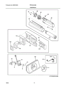 Controls parts for Frigidaire Side-By-Side Refrigerator FRSS2623AB4 from AppliancePartsPros.com
