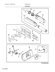 Controls parts for Frigidaire Side-By-Side Refrigerator FRSS2623AS4 from AppliancePartsPros.com