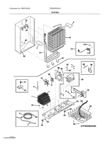 System parts for Frigidaire Side-By-Side Refrigerator FRSS2623AS4 from AppliancePartsPros.com