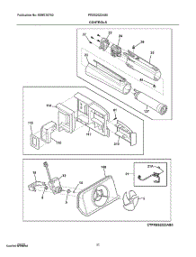 Controls parts for Frigidaire Side-By-Side Refrigerator FRSS2623AS5 from AppliancePartsPros.com