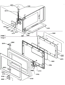 Light / Door parts for Amana Microwave FS11-P1302104M from AppliancePartsPros.com