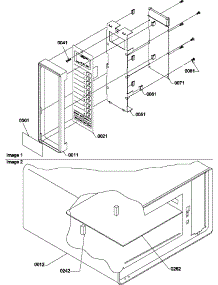 Contol Panel & Shelf Assembly parts for Amana Microwave FS20EVP-P1185903M from AppliancePartsPros.com