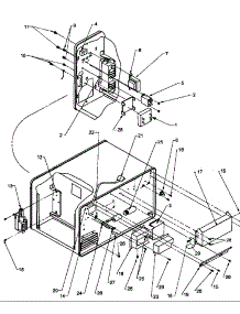 Front & Back Panels parts for Amana Microwave FS8-P1185604M from AppliancePartsPros.com