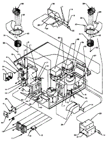 Interior Electrical Components & Related Mounting Parts parts for Amana Microwave FSP11SS-P1185803M from AppliancePartsPros.com