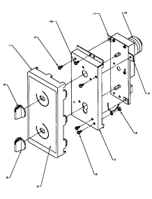 Control Panel Assembly parts for Amana Microwave FSP700-P1189201M from AppliancePartsPros.com