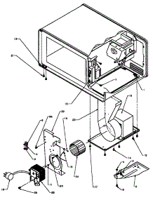 Int. Elect Comp. & Related Mounting Parts parts for Amana Microwave FSP700-P1189201M from AppliancePartsPros.com