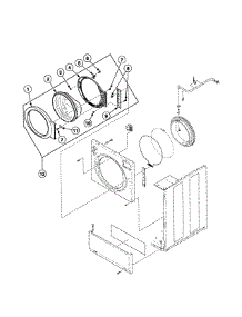 Door Assy parts for Speed Queen Washer FTUA1AWN1102 from AppliancePartsPros.com