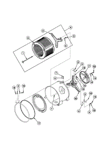Inner Basket parts for Speed Queen Washer FTUA1AWN1102 from AppliancePartsPros.com