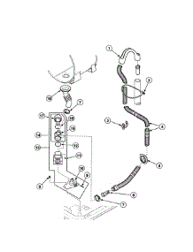 Drain Hose parts for Speed Queen Washer FTUA1AWN1102 from AppliancePartsPros.com