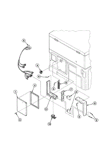 Junction Box parts for Speed Queen Washer FTUA1AWN1102 from AppliancePartsPros.com