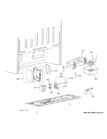 Machine Compartment parts for Ge Upright Freezer FUF14SMREWW from AppliancePartsPros.com