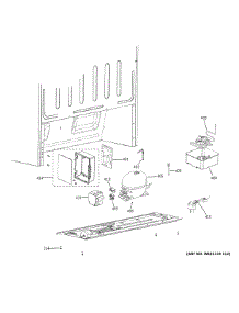 Machine Compartment parts for Ge Upright Freezer FUF21SMRDWW from AppliancePartsPros.com