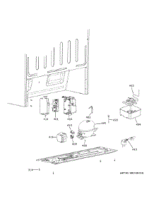 Machine Compartment parts for Ge Upright Freezer FUF21SMRFWW from AppliancePartsPros.com