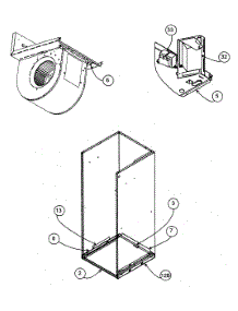 Cabinet Assy 2 parts for Carrier Air Handler FX4BNF048000AAAA from AppliancePartsPros.com