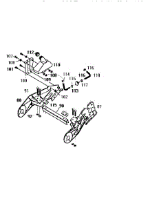 Frame Components Assembly parts for Canadiana Gas Snowblower G2130010 from AppliancePartsPros.com