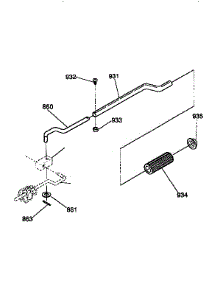 Chute Rod Assembly parts for Dynamark Gas Snowblower G2150010 from AppliancePartsPros.com