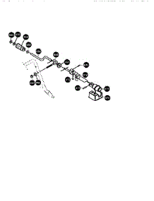 Chute Control Rod Assembly parts for Canadiana Gas Snowblower G2254010 from AppliancePartsPros.com