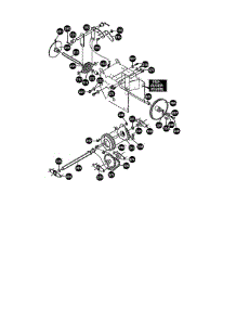 Drive Components Assembly parts for Noma Gas Snowblower G2474010 from AppliancePartsPros.com