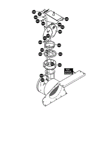 Discharge Chute Assembly parts for Noma Gas Snowblower G2474010 from AppliancePartsPros.com