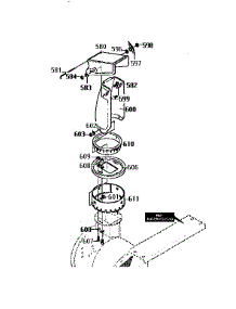 Discharge Chute Assembly parts for Dynamark Gas Snowblower G2484-010 from AppliancePartsPros.com