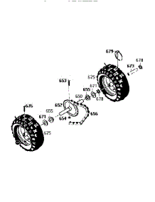 Wheels Assembly parts for Canadiana Gas Snowblower G2484-010 from AppliancePartsPros.com