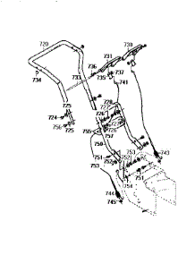 Handle Assembly parts for Canadiana Gas Snowblower G2484-010 from AppliancePartsPros.com